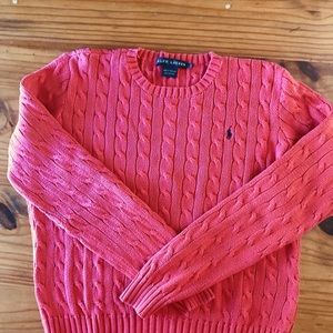 Ralph Lauren Cable Knit Sweater - Large